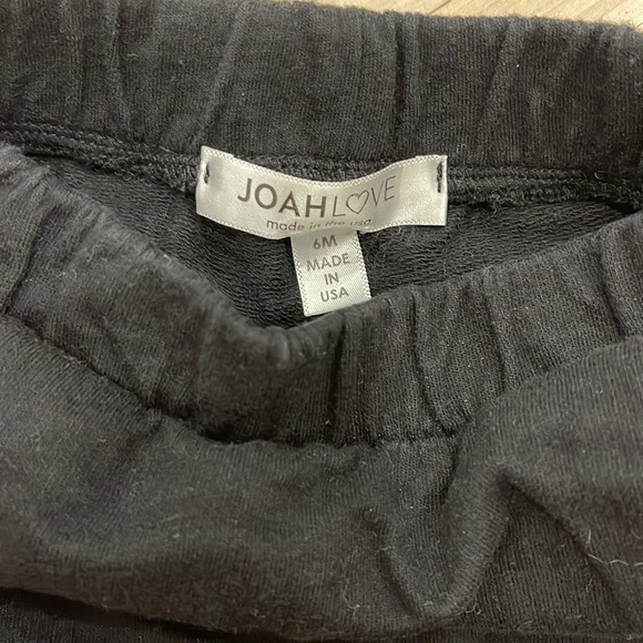 JOAH LOVE black joggers with pockets - Picture 3 of 4